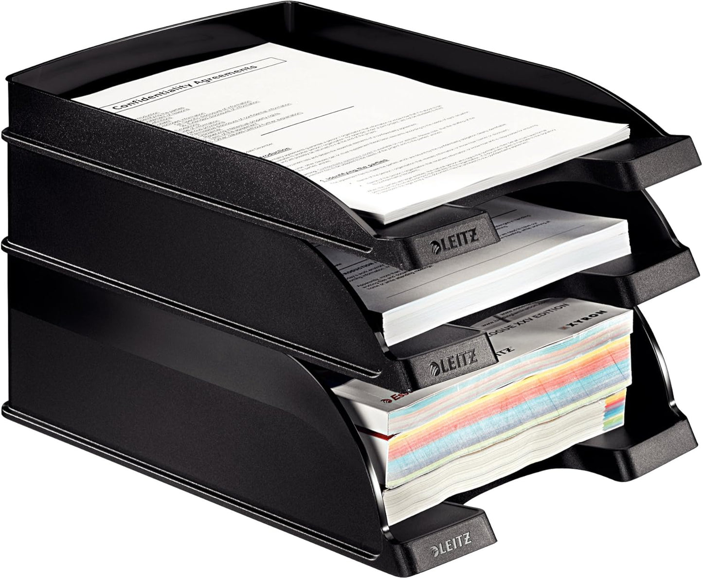 Leitz Letter Tray A4, Jumbo, Black, Plus, 52330095 Height 103 mm