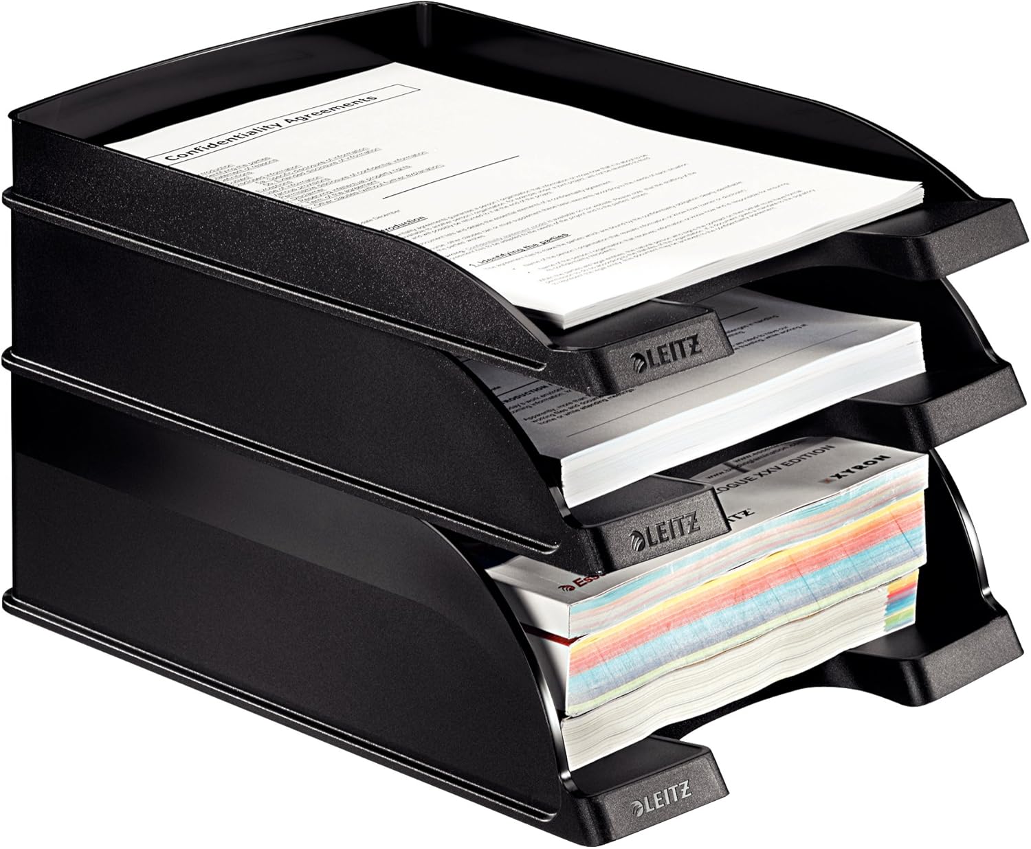 Leitz Letter Tray A4, Jumbo, Black, Plus, 52330095 Height 103 mm