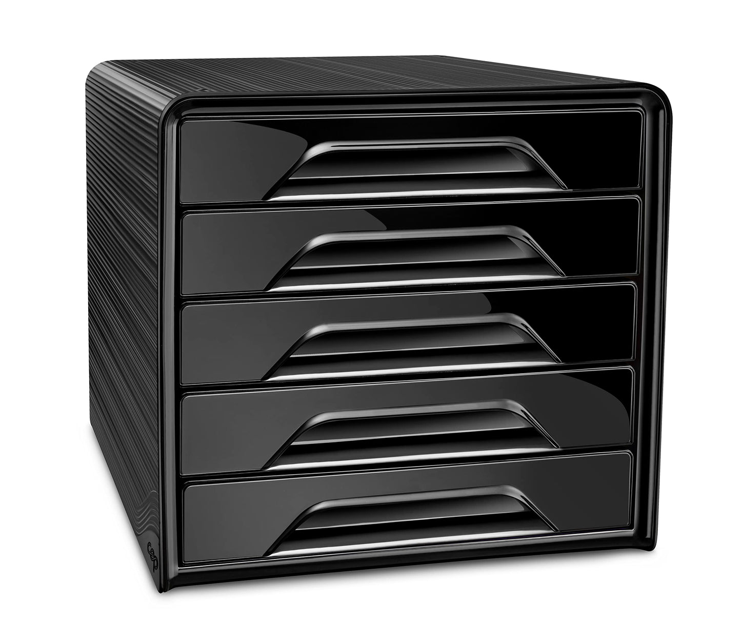 CEP Smoove Riviera 5 Drawer Filing Unit Organiser - Water Green/Storm Grey