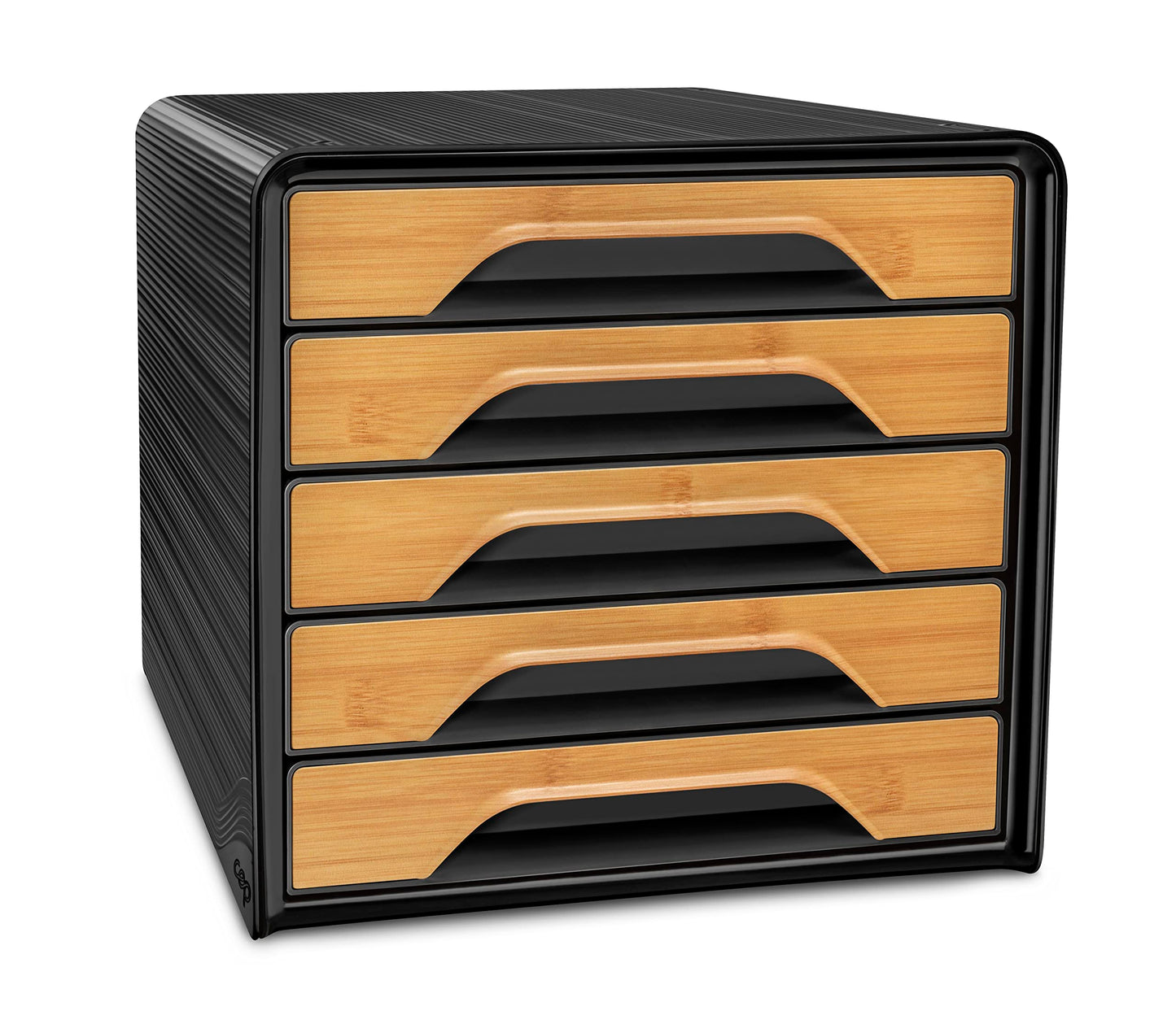 CEP Smoove Riviera 5 Drawer Filing Unit Organiser - Water Green/Storm Grey