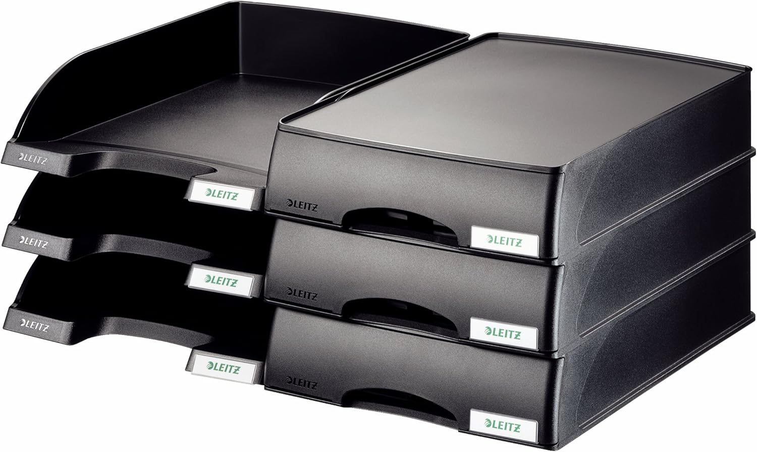 Leitz Letter Tray A4, Jumbo, Black, Plus, 52330095 Height 103 mm